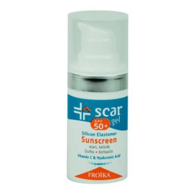 FROIKA Scar Gel SPF50+ Silicon Elastomer, Τζελ Σιλικόνης με Υαλουρονικό Οξύ κατά των Ουλών με Αντηλιακή Προστασία -15ml