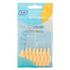 TEPE Interdental Brush Extra Soft, Μαλακά Μεσοδόντια Βουρτσάκια Κίτρινα, Μέγεθος ISO: 4 (0.7 mm) - 8τεμ