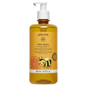 APIVITA Mini Bees Kids Shower Gel, Απαλό Αφρόλουτρο για Παιδιά Πορτοκάλι & Μέλι - 500ml