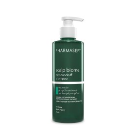 PHARMASEPT Scalp Biome Oily Dandruff Shampoo, Σαμπουάν με πρεβιοτικά, Ρύθμισης της Λιπαρότητας & της Λιπαρής Πιτυρίδας - 400ml