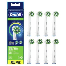 ORAL B Cross Action White XXL Pack, Ανταλλακτικές Κεφαλές Λευκές - 8τεμ