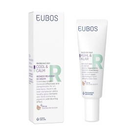 EUBOS Cool & Calm Redness Relieving CC SPF50 Cream, Καταπραϋντική Κρέμα με Χρώμα για την Ερυθρότητα - 30ml