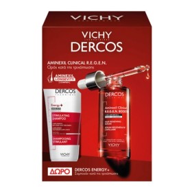 VICHY Dercos Promo Aminexil Clinical R.E.G.E.N. Booster, Ορός Ενδυνάμωσης Μαλλιών Ενάντια Στην Τριχόπτωση -90ml & ΔΩΡΟ Vichy Dercos Energy+ Stimulating Shampoo, Δυναμωτικό Σαμπουάν Κατά Της Τριχόπτωσης -50ml, 1σετ