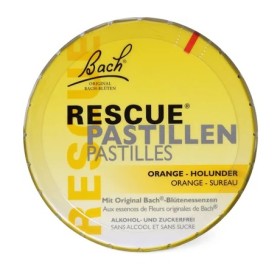 BACH Rescue Pastilles, Παστίλιες με Μίγμα Ανθοϊαμάτων, γευση Πορτοκάλι - 50gr