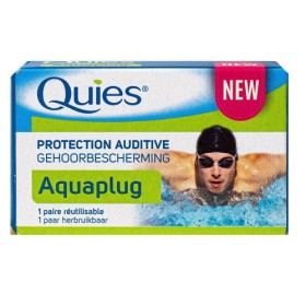 QUIES Aquaplug, Ωτοασπίδες Βιδωτές Πλαστικές - 1 ζεύγος