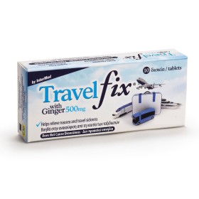 UNI-PHARMA Travel Fix with Ginger 500mg - 10tabs