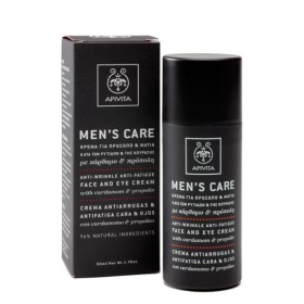 APIVITA Mens Care Face & Eye Cream, Ανδρική Αντιρυτιδική Κρέμα Για Πρόσωπο & Μάτια - 50ml