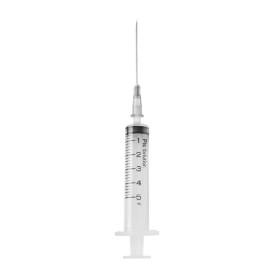 PIC SOLUTION Σύριγγα 5ml με Βελόνα 22Gx1/2 Γκρι -1τεμ