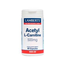 LAMBERTS Acetyl L Carnitine 500mg, Καρνιτίνη - 60caps