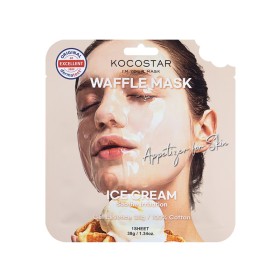 KOCOSTAR Waffle Face Mask Ice Cream, Εμποτισμένη Καταπραϋντική Μάσκα Προσώπου - 1τεμ