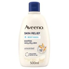 AVEENO Skin Relief Body Wash, Αφρόλουτρο Χωρίς Άρωμα - 500ml