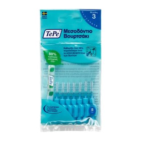 TEPE Interdental Brush, Μεσοδόντια Βουρτσάκια Μπλε, Μέγεθος ISO: 3 (0.6 mm) - 8τεμ