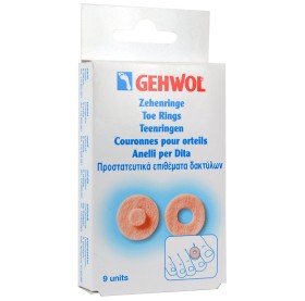 GEHWOL Toe Rings, Στρογγυλά Προστατευτικά Επιθέματα Δακτύλων - 9τεμ