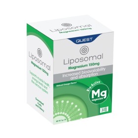 QUEST Liposomal Magnesium 150mg, Συμπλήρωμα Διατροφής με Λιποσωμικό Μαγνήσιο - 30 φακελάκια