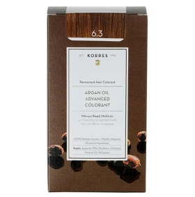KORRES Βαφή Argan Oil, 6.3 Ξανθό Σκούρο Μελί - 50ml