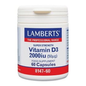LAMBERTS Vitamin D3 2000iu 50μg - 60caps