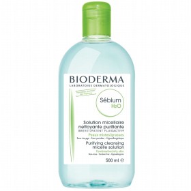 BIODERMA Sebium H2O Micellar, Νερό Καθαρισμού για Λιπαρό με Τάση Ακμής Δέρμα - 500ml