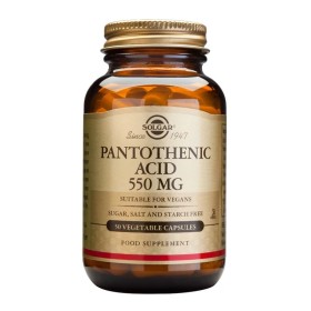 SOLGAR Pantothenic Acid (B5) 550mg - 50veg. caps