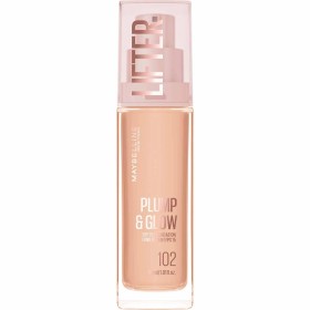 MAYBELLINE Plump & Glow Foundation SPF15/ Εμπλουτισμένο με Νιασιναμίδη και Υαλουρονικό Οξύ, No102 -30ml