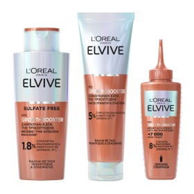 ELVIVE Growth Booster, Shampoo, Σαμπουάν Κατά της Τριχόπτωσης - 200ml & Serum, Ορός Κατά της Τριχόπτωσης - 102ml & Conditioner, Κρέμα Μαλλιών Κατά της Τριχόπτωσης - 150ml