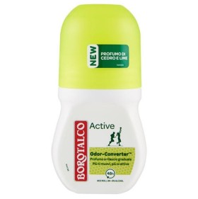 BOROTALCO Active Citrus & Lime Fresh Roll On, Αποσμητικό για 48 Ώρες Φρεσκάδας - 50ml