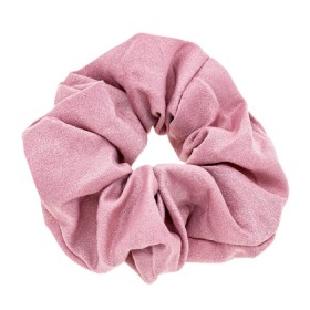 NOVITA Γυναικεία Oversize Scrunchie Μαλλιών Σατέν, Ροζ