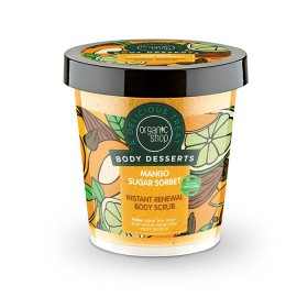 NATURA SIBERICA Organic Shop Body Desserts Mango Sugar Sorbet , Μάνγκο & Ζάχαρη Απολεπιστικό Σώματος Άμεσης Ανανέωσης - 450ml
