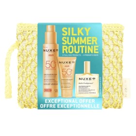 Nuxe Promo Silky Summer Routine Sun High Protection Face & Body Spray Spf50 -150ml & Sun Face Cream Spf50+ -50ml & Huile Prodigieuse Oil -50ml & ΔΩΡΟ Νεσεσέρ, 1σετ