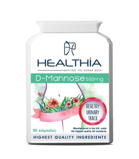 HEALTHIA D-Mannose 500mg - 90tabs