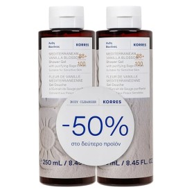 KORRES Shower Gel Mediterranean Vanilla Blossom,  Αφρόλουτρο Άνθη Βανίλιας -250ml 1+1 -50% στο 2ο