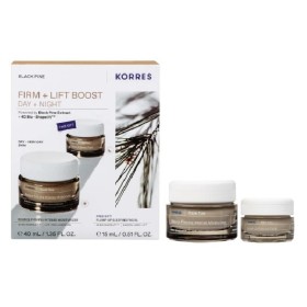 KORRES Promo Black Pine/ Bounce Firming Intense Moisturizer, Κρέμα Σύσφιξης Ημέρας -40ml & ΔΩΡΟ Pump-Up Sleeping Facial, Κρέμα Σύσφιξης Νύχτας -15ml, 1σετ