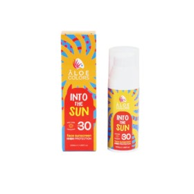 ALOE COLORS Into The Sun Face Sunscreen SPF30, Αντηλιακή Κρέμα Προσώπου - 50ml