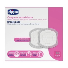 CHICCO Breast Pads, Επιθέματα Στήθους Αντιβακτηριακά -30τεμ.