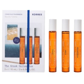 KORRES Promo The Greek Collection, Γυναικεία Αρώματα, Lefko -10ml & Avgoustos -10ml & Ανδρικό Άρωμα, Kyma -10ml, 3τεμ