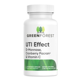GREEN FOREST UTI Effect D-Mannose, Cranberry Pacran & Vitamin C, Συμπλήρωμα Διατροφής για Υγιή Λειτουργία του Ουροποιητικού Συστήματος - 30caps