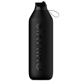 CHILLYS Bottle Series 2 Flip, Μπουκάλι- Θερμός, Abyss Black - 1lt