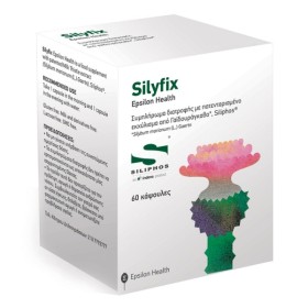EPSILON HEALTH Silyfix, Συμπλήρωμα Διατροφής με Εκχύλισμα Γαϊδουράγκαθου Siliphos - 60caps