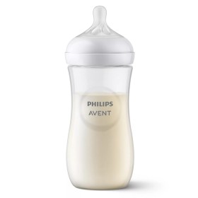 PHILIPS AVENT Natural Response 3m+, Πλαστικό Μπιμπερό με Θηλή Σιλικόνης Ροής 4, SCY906/01, 330ml - 1τεμ