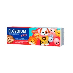 ELGΥDIUM Kids Emoji Toothpaste Strawberry, Παιδική Οδοντόπαστα Gel 3-6 ετών με Γεύση Φράουλα - 50ml