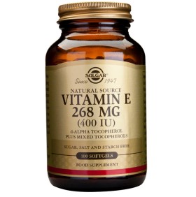 SOLGAR Vitamin E 268mg 400IU - 100softgels