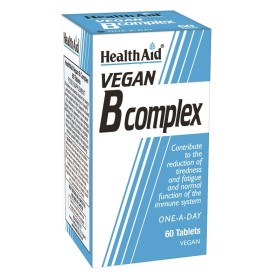 HEALTH AID B Complex Vegan, Συνδυασμός Βιταμινών Β - 60tabs