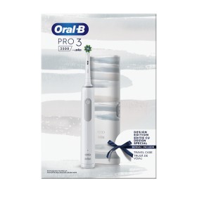ORAL B Pro 3 3500 White, Design Edition, Ηλεκτρική Οδοντόβουρτσα & Δώρο Θήκη Ταξιδιού