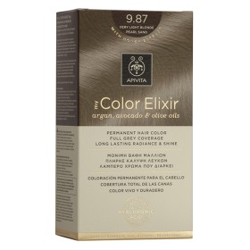 APIVITA My Color Elixir, Βαφή Μαλλιών No 9.87 - Ξανθό πολύ ανοιχτό περλέ μπεζ