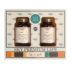 SKY PREMIUM LIFE Vitamin C 1000mg - 60tabs & ΔΩΡΟ Vitamin C 500mg - 60tabs