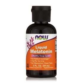 NOW FOODS Liquid Melatonin, Συμπλήρωμα Διατροφής Μελατονίνης σε Σταγόνες - 59ml