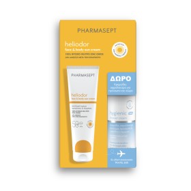 PHARMASEPT Heliodor Face & Body Sun Cream SPF50, Αντηλιακή Κρέμα Προσώπου & Σώματος - 150ml & ΔΩΡΟ Hygienic Shower - 100ml