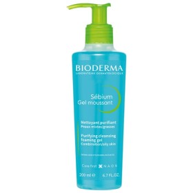 BIODERMA Sebium Gel Moussant, Τζελ Καθαρισμού & Ντεμακιγιάζ, για Λιπαρό με Τάση Ακμής Δέρμα - 200ml