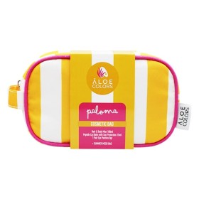 ALOE COLORS Promo Cosmetic Bag Paloma με Mist για Σώμα & Μαλλιά -100ml & Peptide Lip Balm -5ml & Επιθέματα Ματιών για Ενυδάτωση, 1ζευγάρι & Νεσεσερ, 1σετ