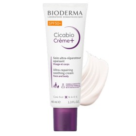 BIODERMA Cicabio+ Cream SPF50+, Επανορθωτική & Καταπραϋντική Κρέμα με Υψηλή Αντηλιακή Προστασία -40ml