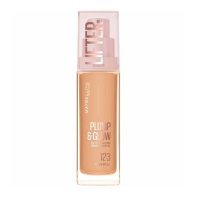 MAYBELLINE Plump & Glow Foundation SPF15/ Εμπλουτισμένο με Νιασιναμίδη και Υαλουρονικό Οξύ, No123 -30ml